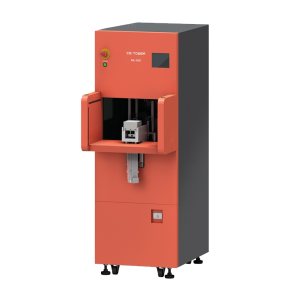 世界最小クラスのコンパクトスペースでシリコン樹脂（熱硬化性）の成形を実現。